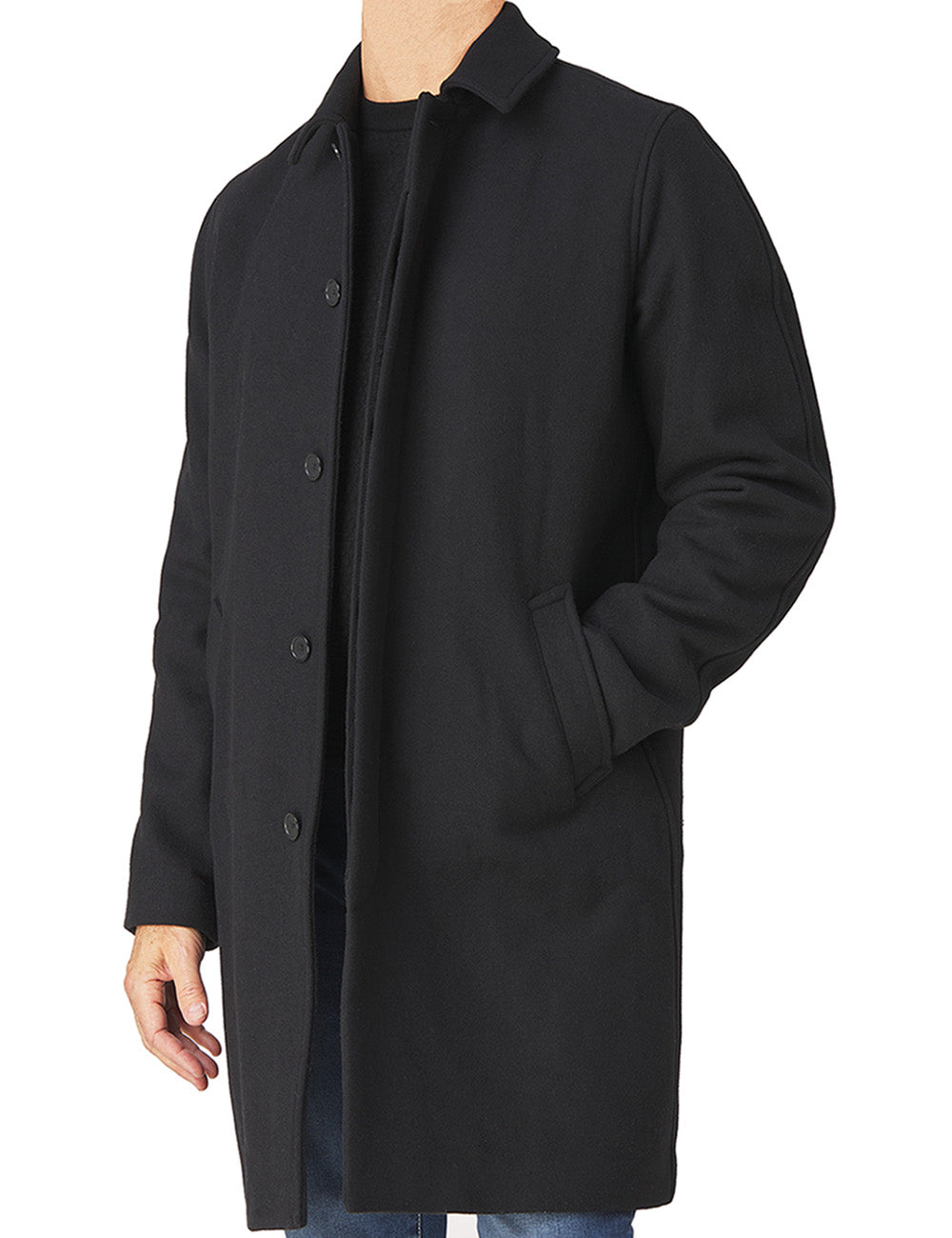Wool Raglan Overcoat