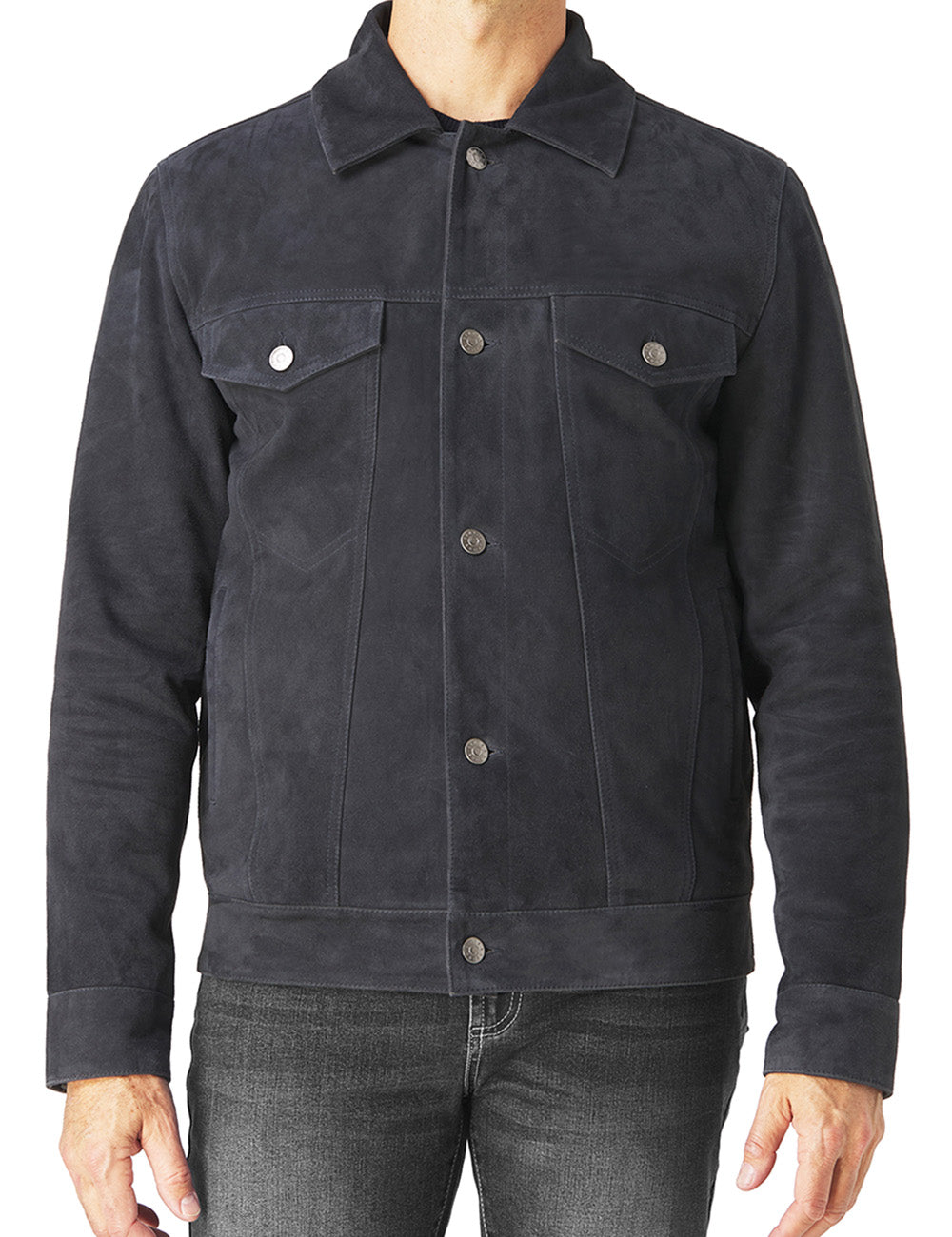 Suede Trucker Jacket