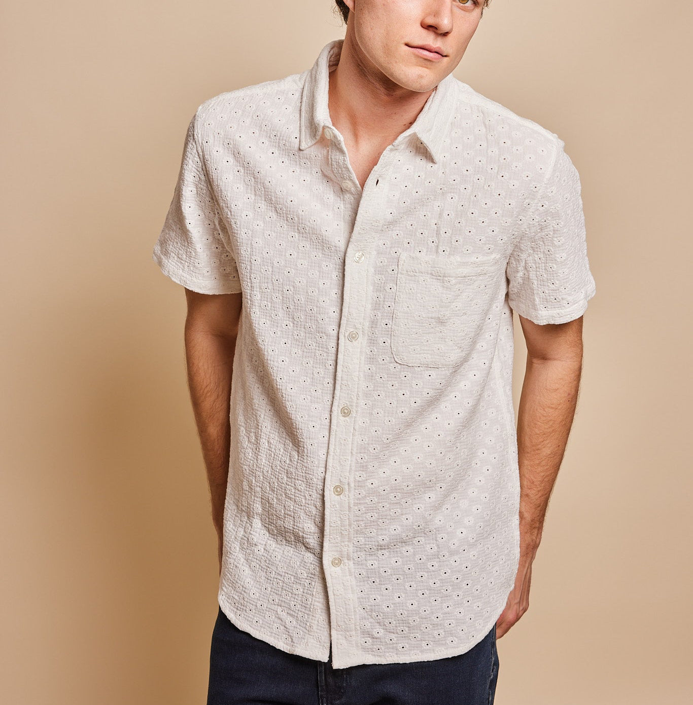 Metropolitan Relaxed Short Sleeve Shirt With Pocket