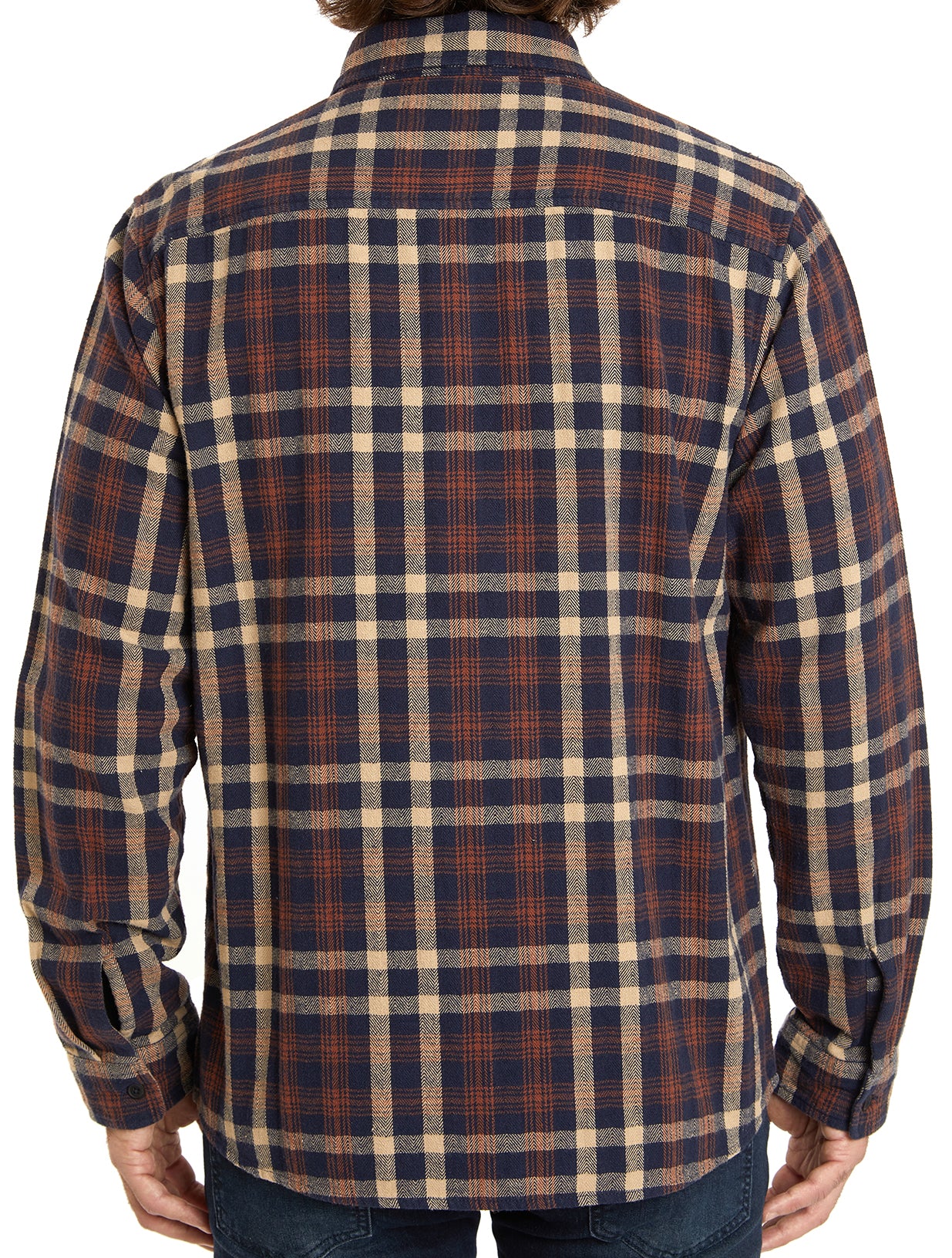heavy-flannel-shirt-jacket-BLUE-BROWN-PLAID