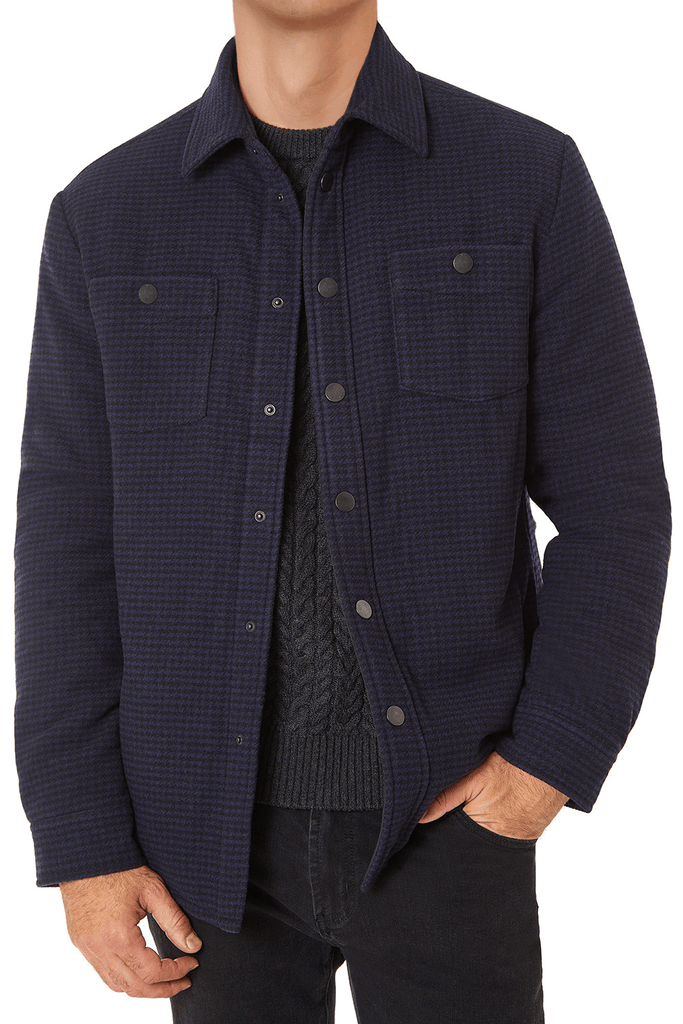 WOOL SNAP FRONT JACKET