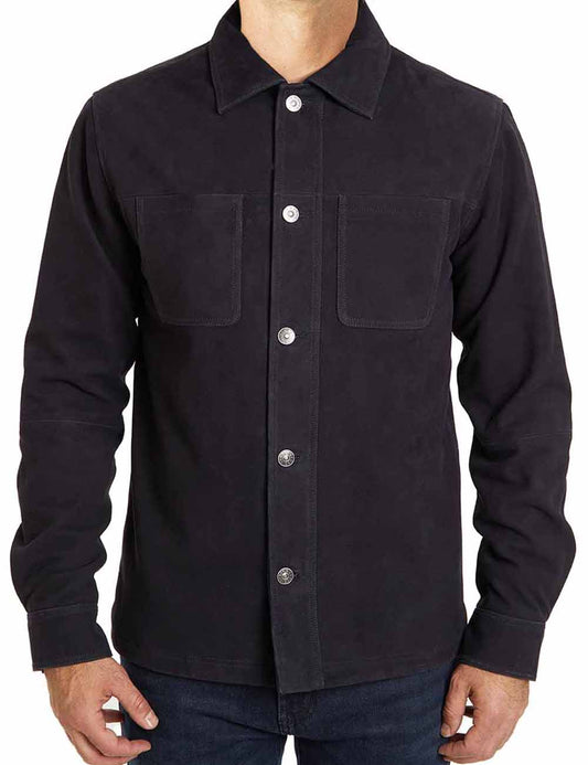 Suede Shirt Jacket