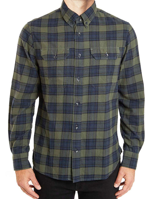 Midweight Flannel Button Down Shirt