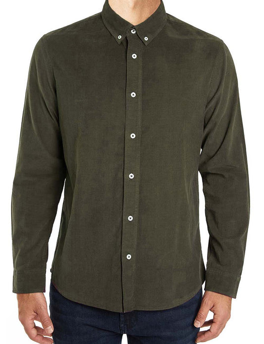 CORDUROY L/S BUTTON DOWN COLLAR SHIRT