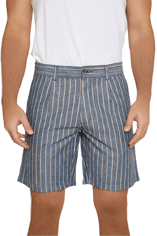 Cotton Linen Pleated Short