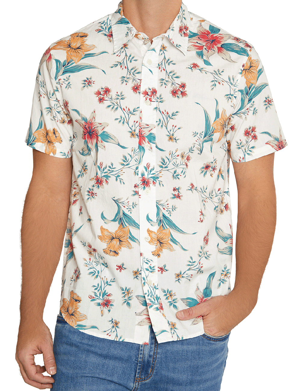 Printed Poplin Shirt