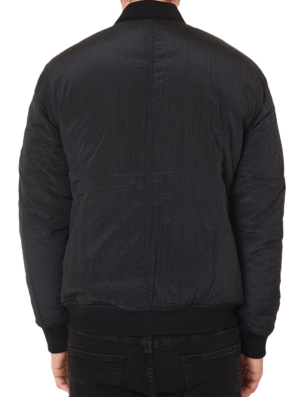 Nylon Ripstop Bomber Jacket