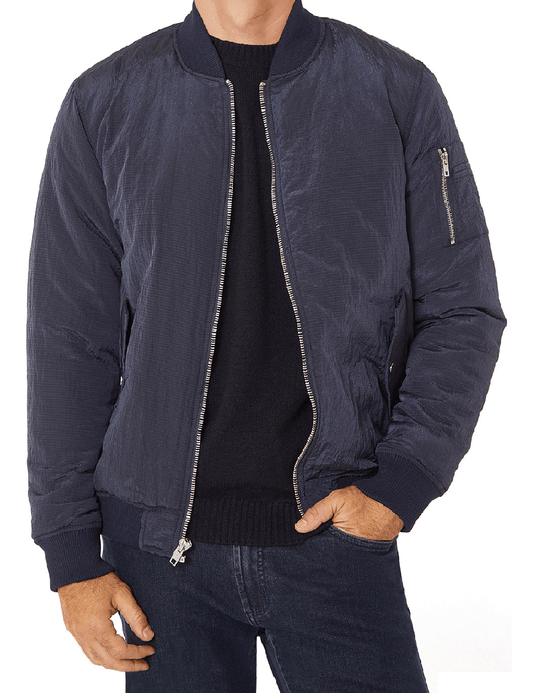 Nylon Ripstop Bomber Jacket