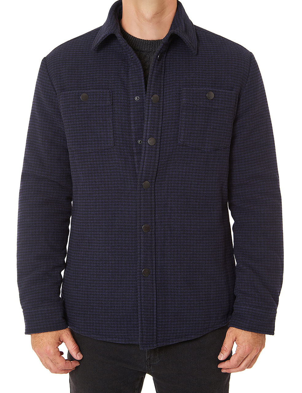 Wool Snap Front Jacket