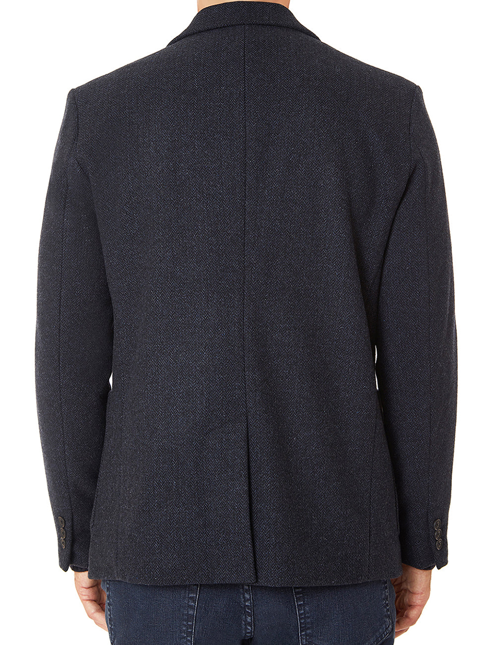 Wool Notch Lapel Blazer