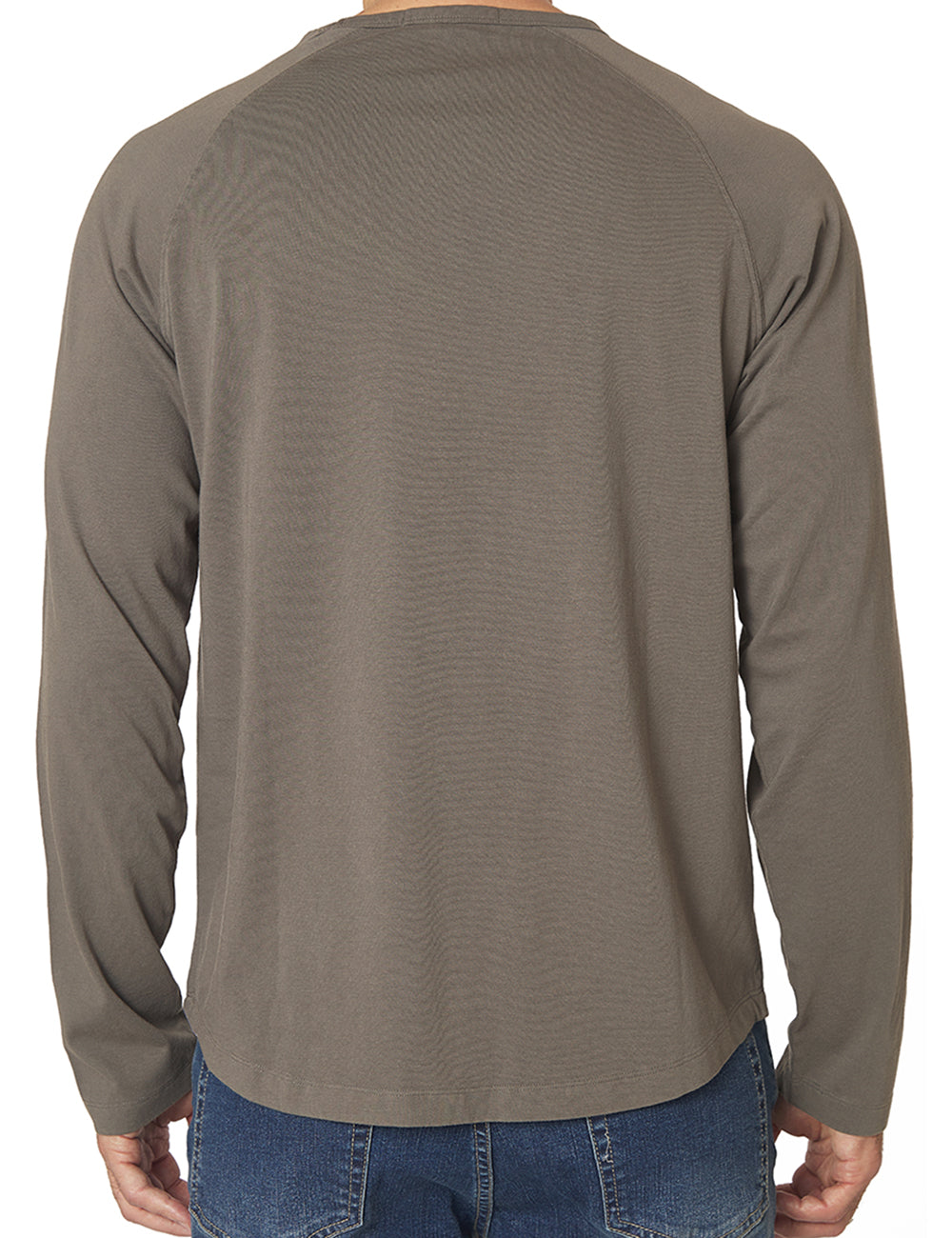 Washed Jersey Long Sleeve T Shirt