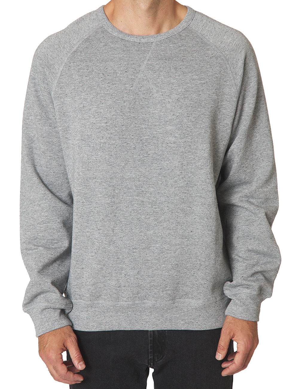 Raglan Fleece Crewneck Sweatshirt