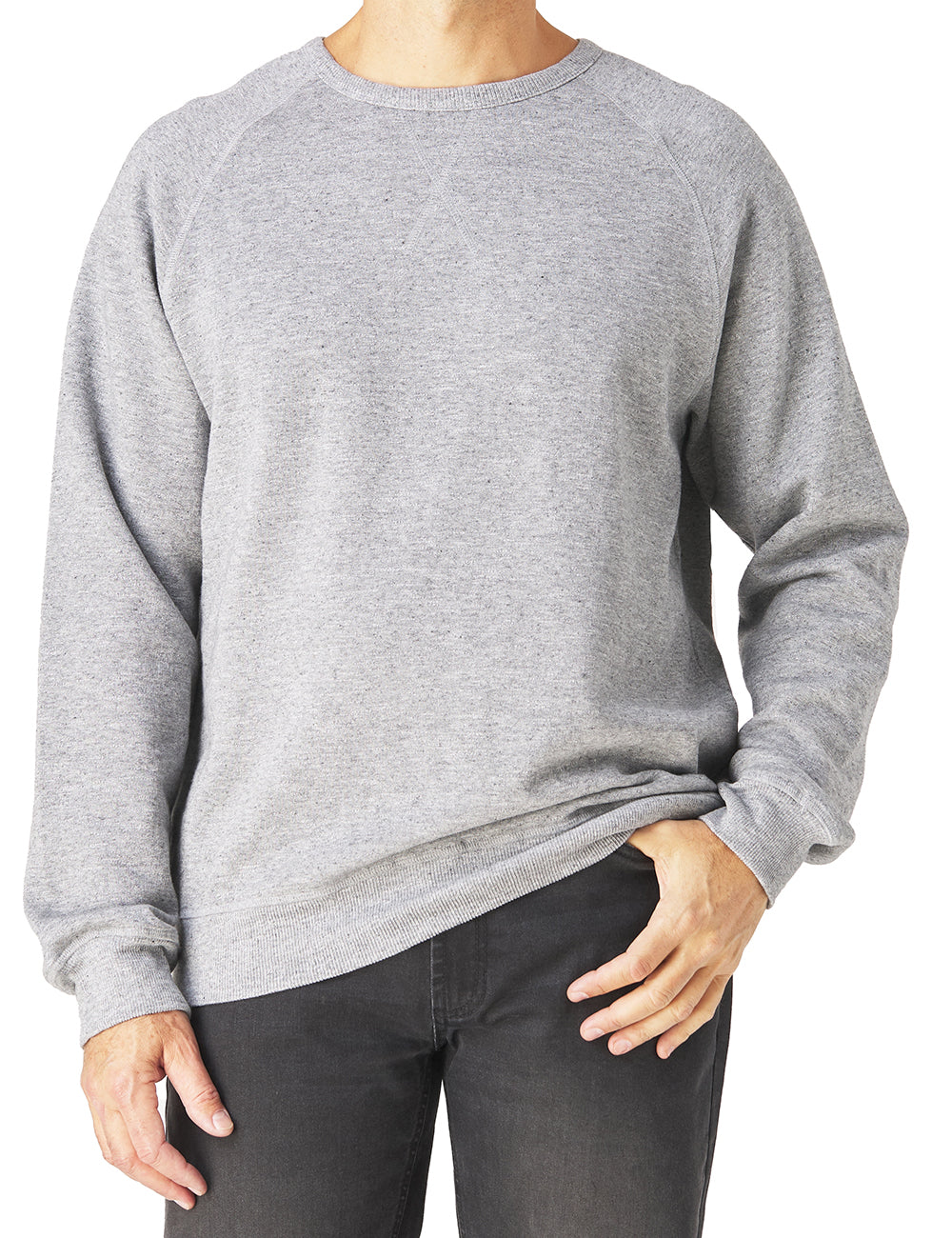 Raglan Fleece Crewneck Sweatshirt