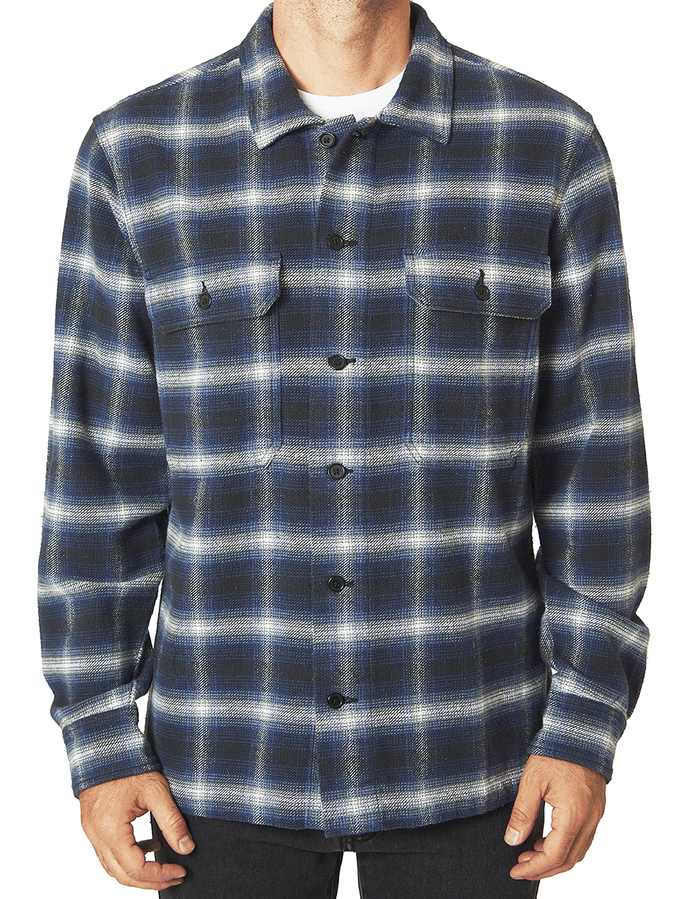 Heavy Flannel Shirt Jacket