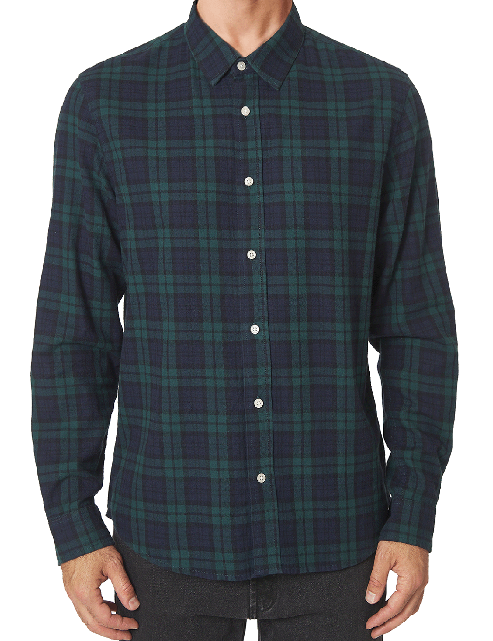 FLANNEL REGULAR COLLAR SHIRT