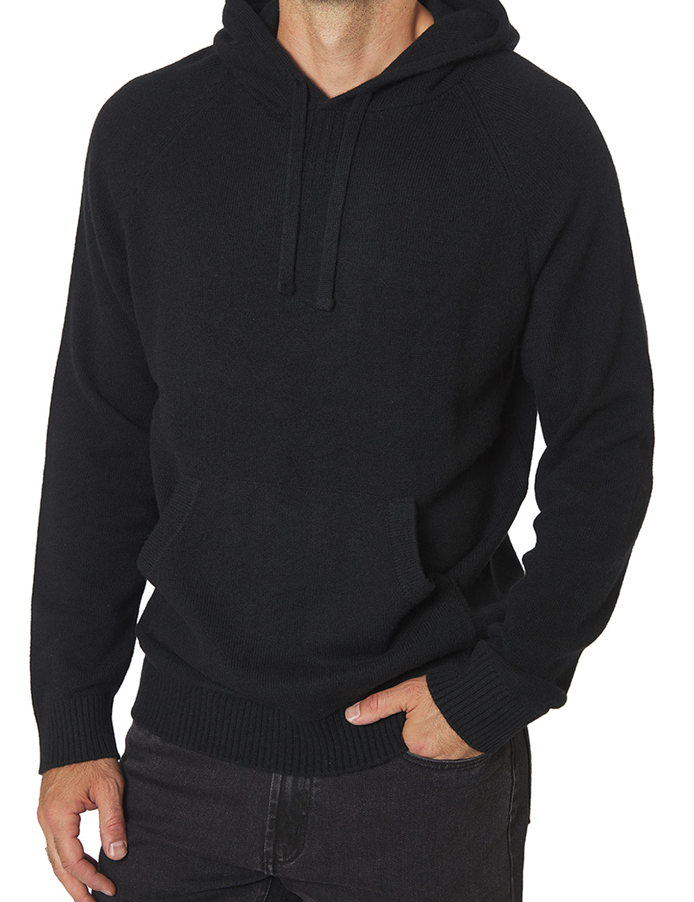 WOOL SWEATER HOODIE