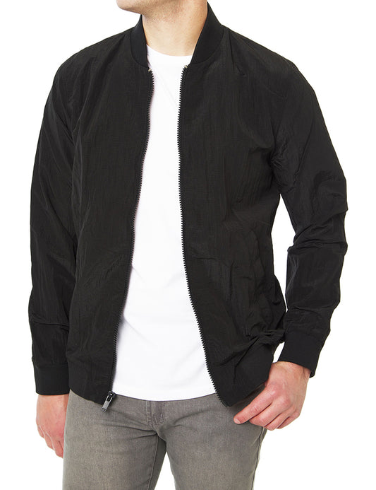 NYLON RIPSTOP BOMBER JACKET