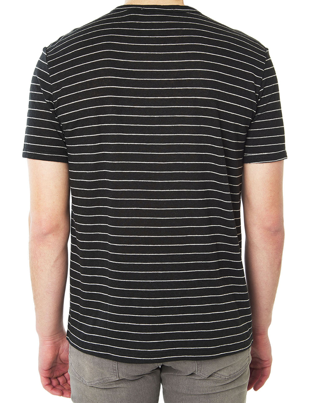 LINEN STRIPED TSHIRT