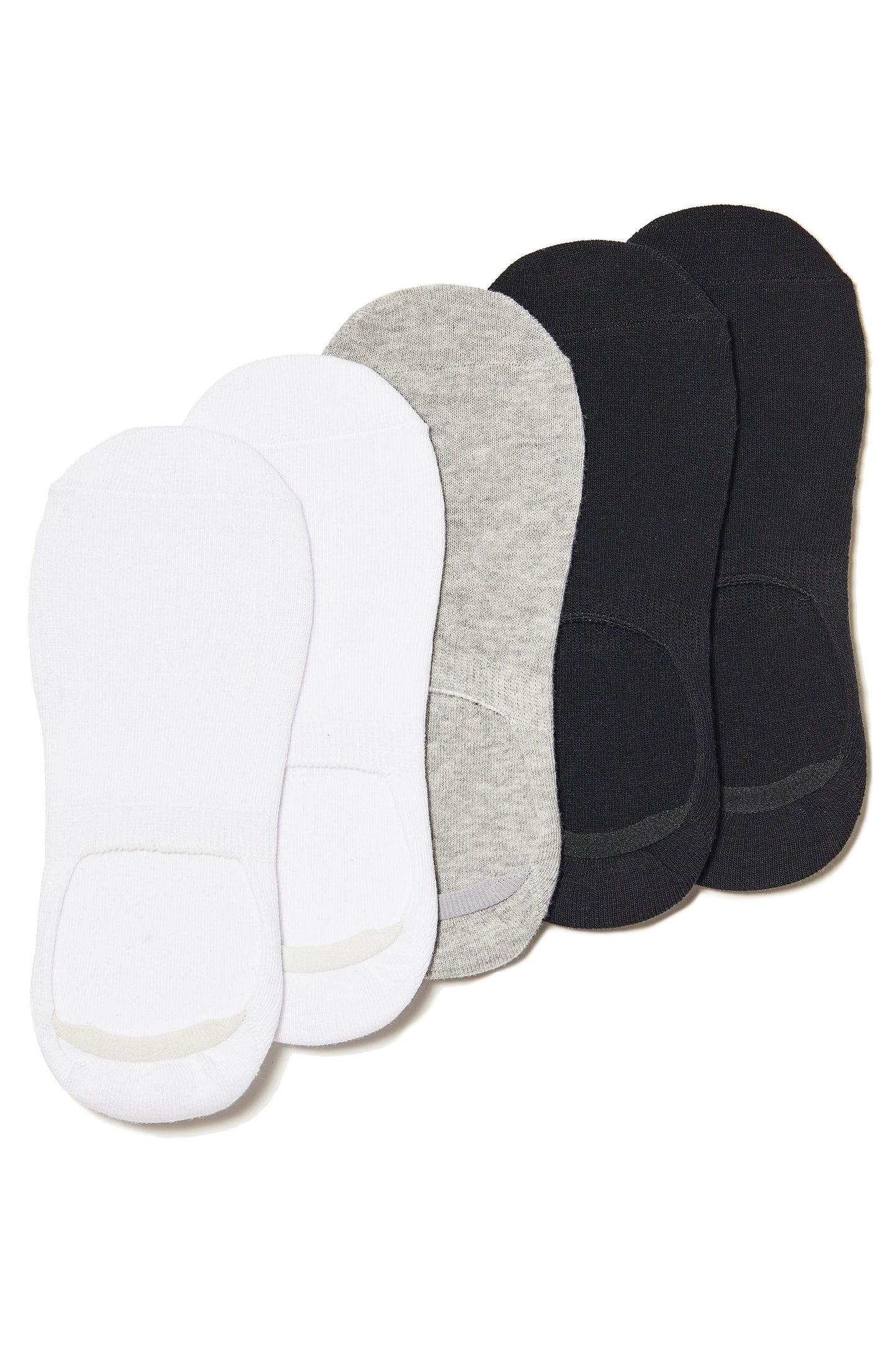 5-PACK NO SHOW SOCKS