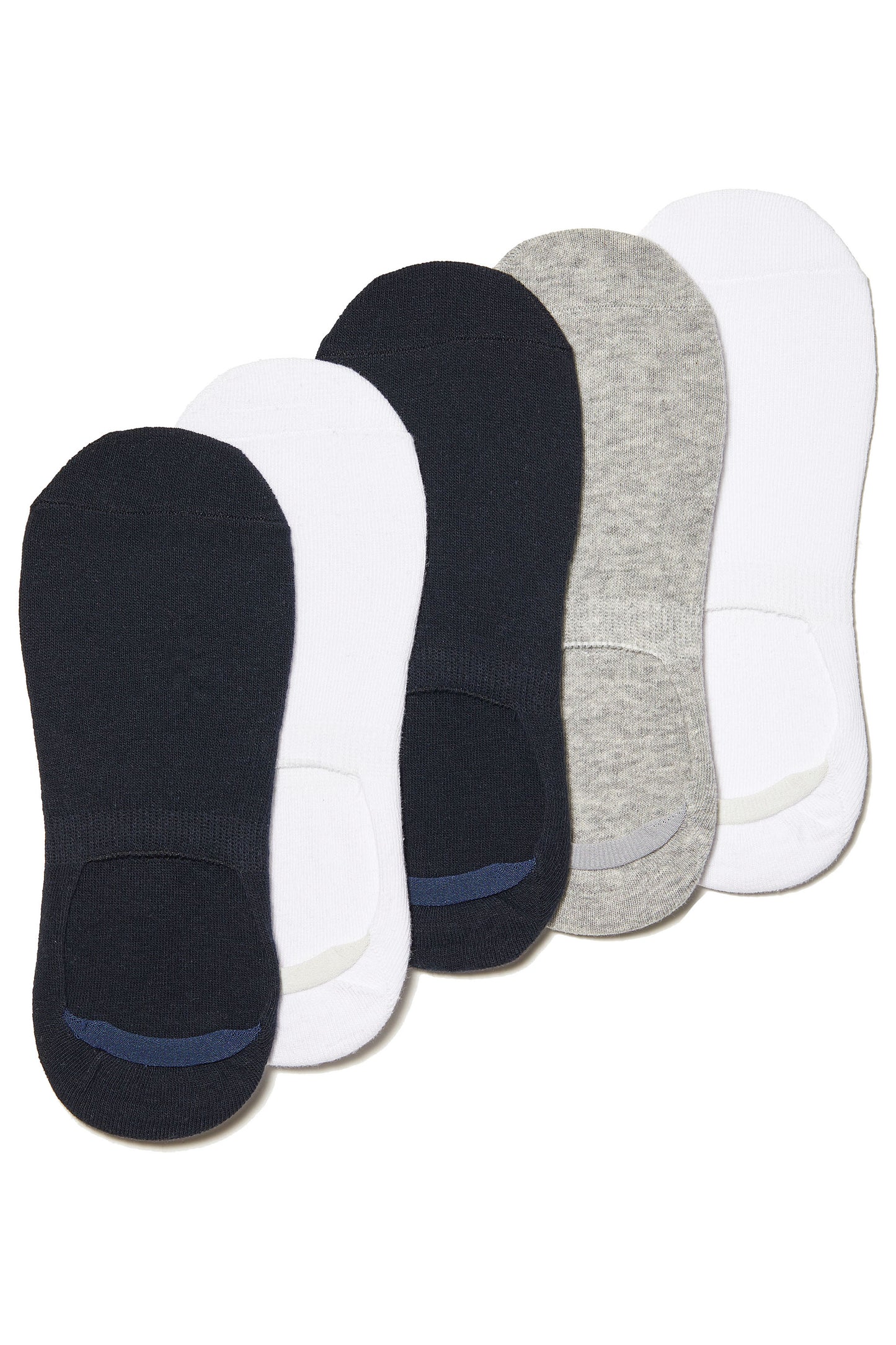 5-PACK NO SHOW SOCKS