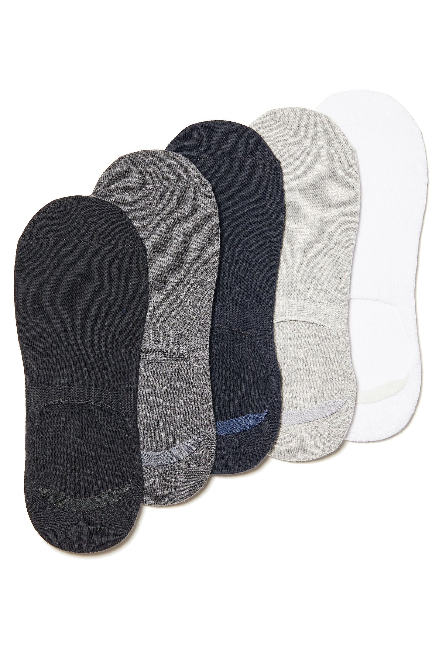 5-PACK NO SHOW SOCKS