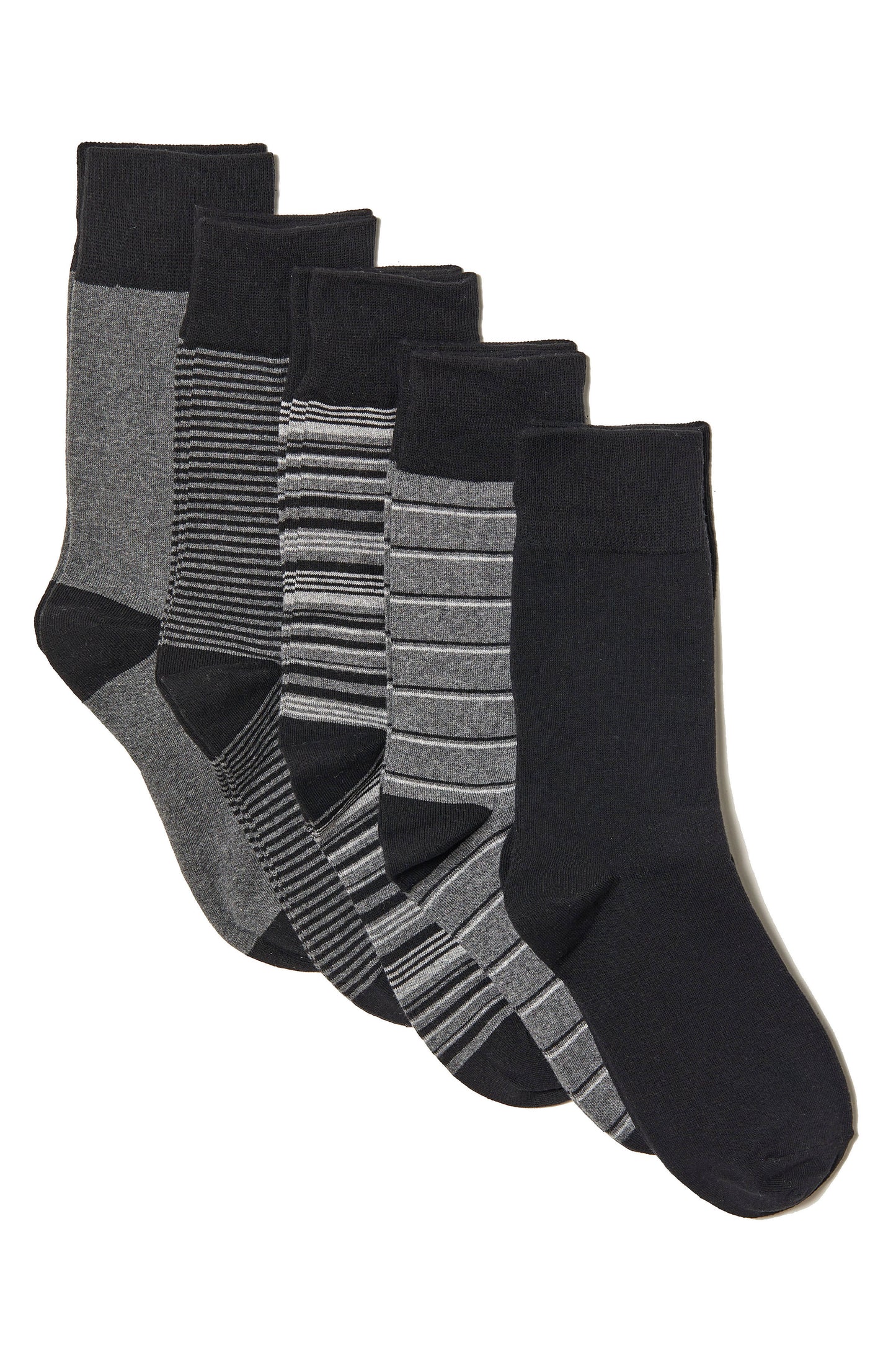 5-PACK CREW SOCKS