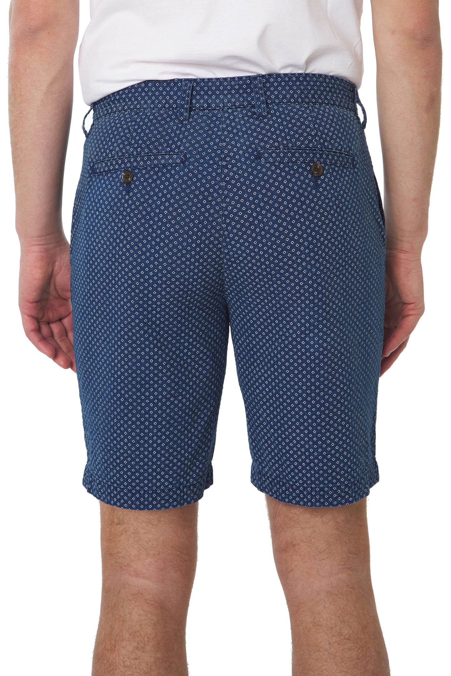 INDIGO SEERSUCKER SHORT