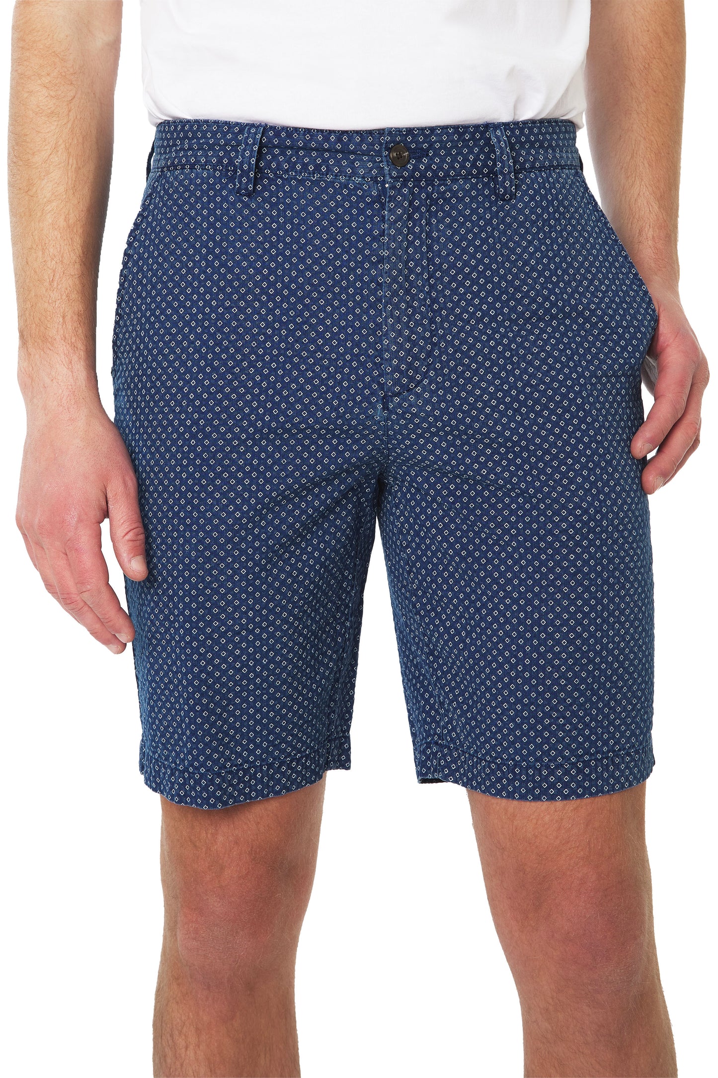 INDIGO SEERSUCKER SHORT