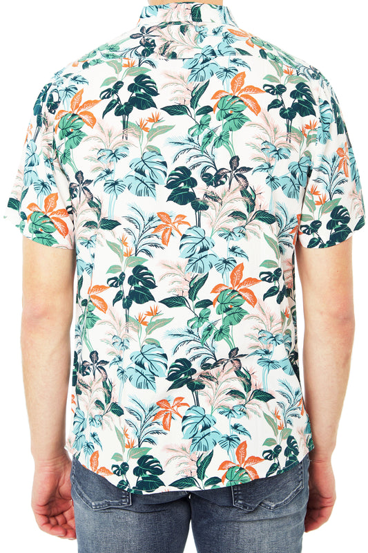 S/S VISCOSE PRINTED SHIRT