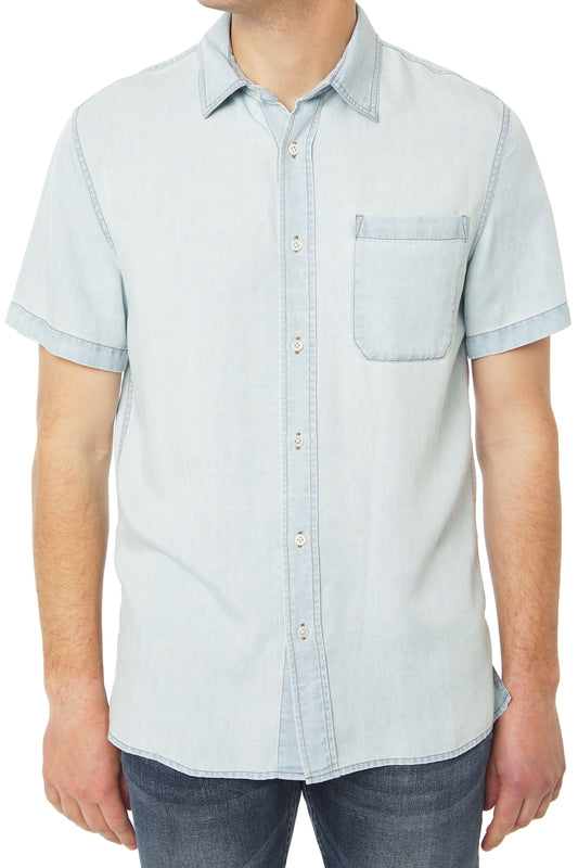 WASHED TENCEL S/S SHIRT