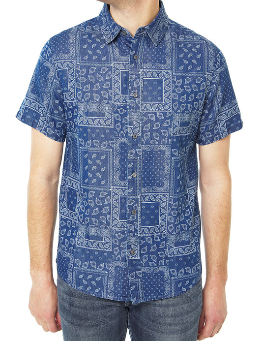 TENCEL PRINT S/S SHIRT