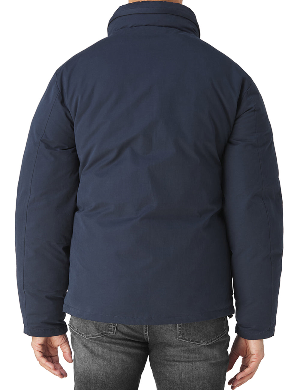 Washed Cotton Nylon Padded Jacket