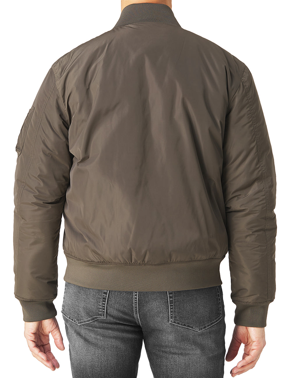 Nylon Padded Bomber Jacket