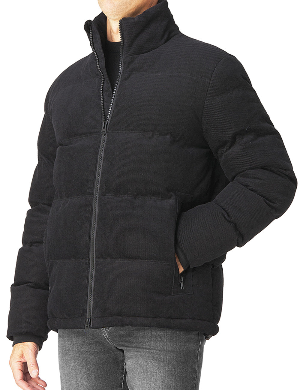 Corduroy Puffer Jacket