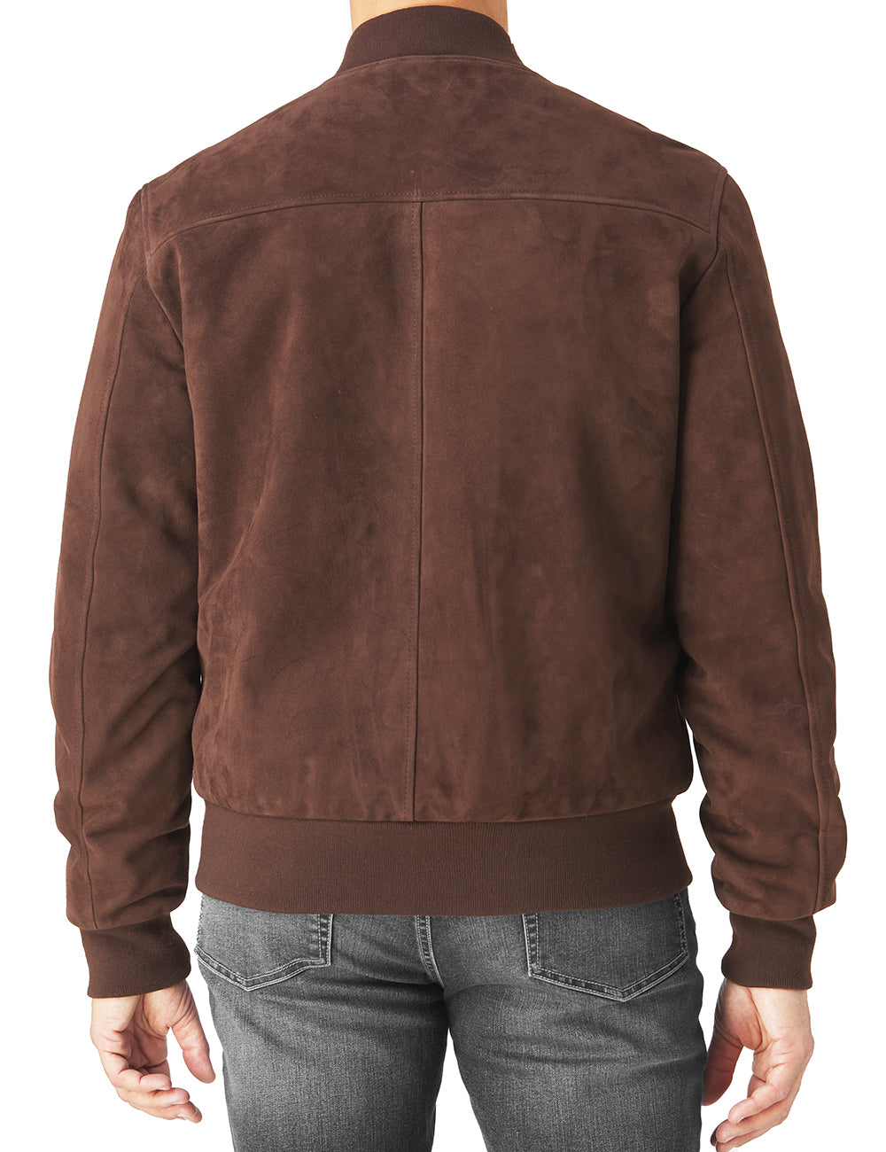 Suede Bomber Jacket