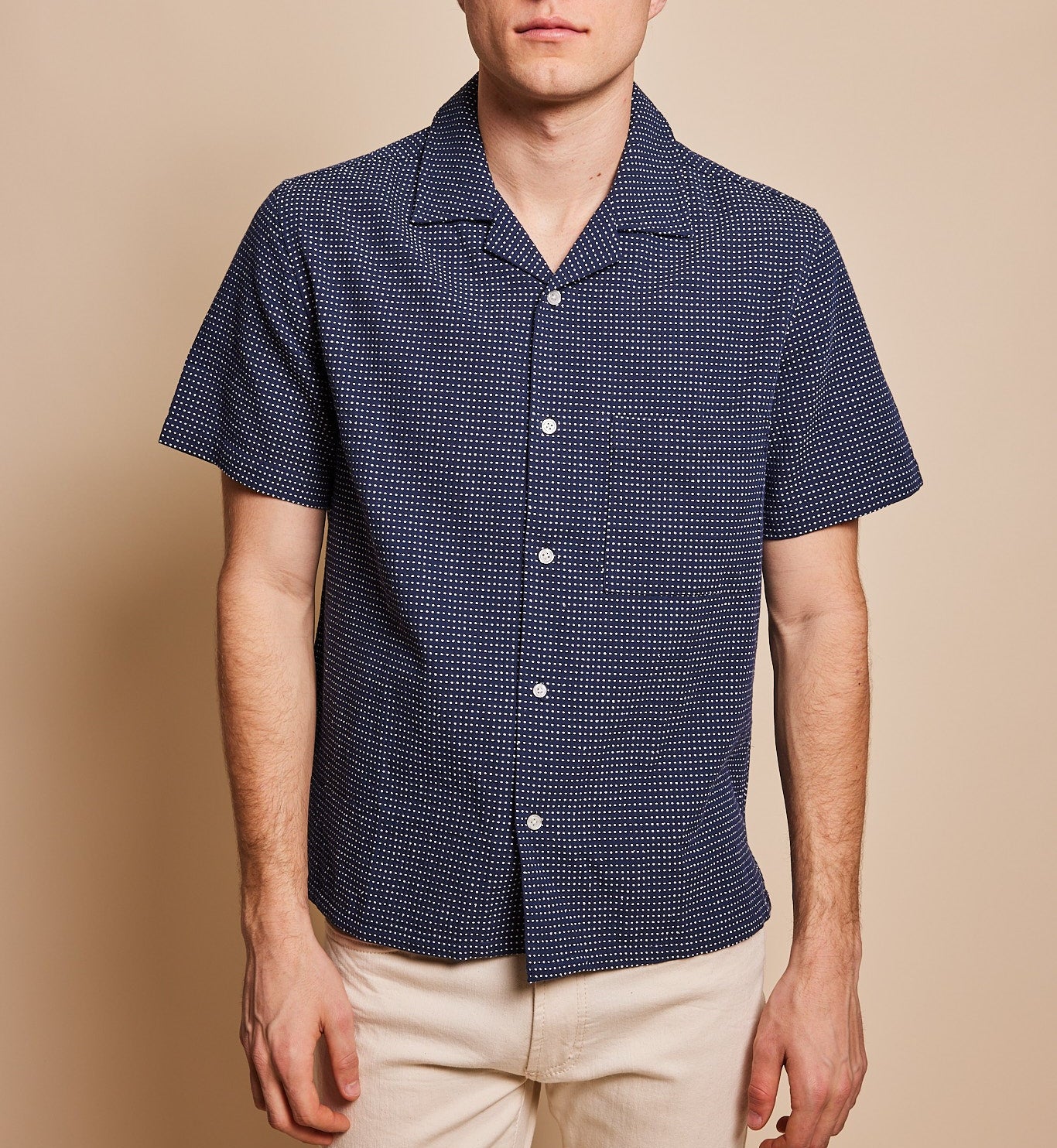 Prince Camp Collar Shirt with Pocket