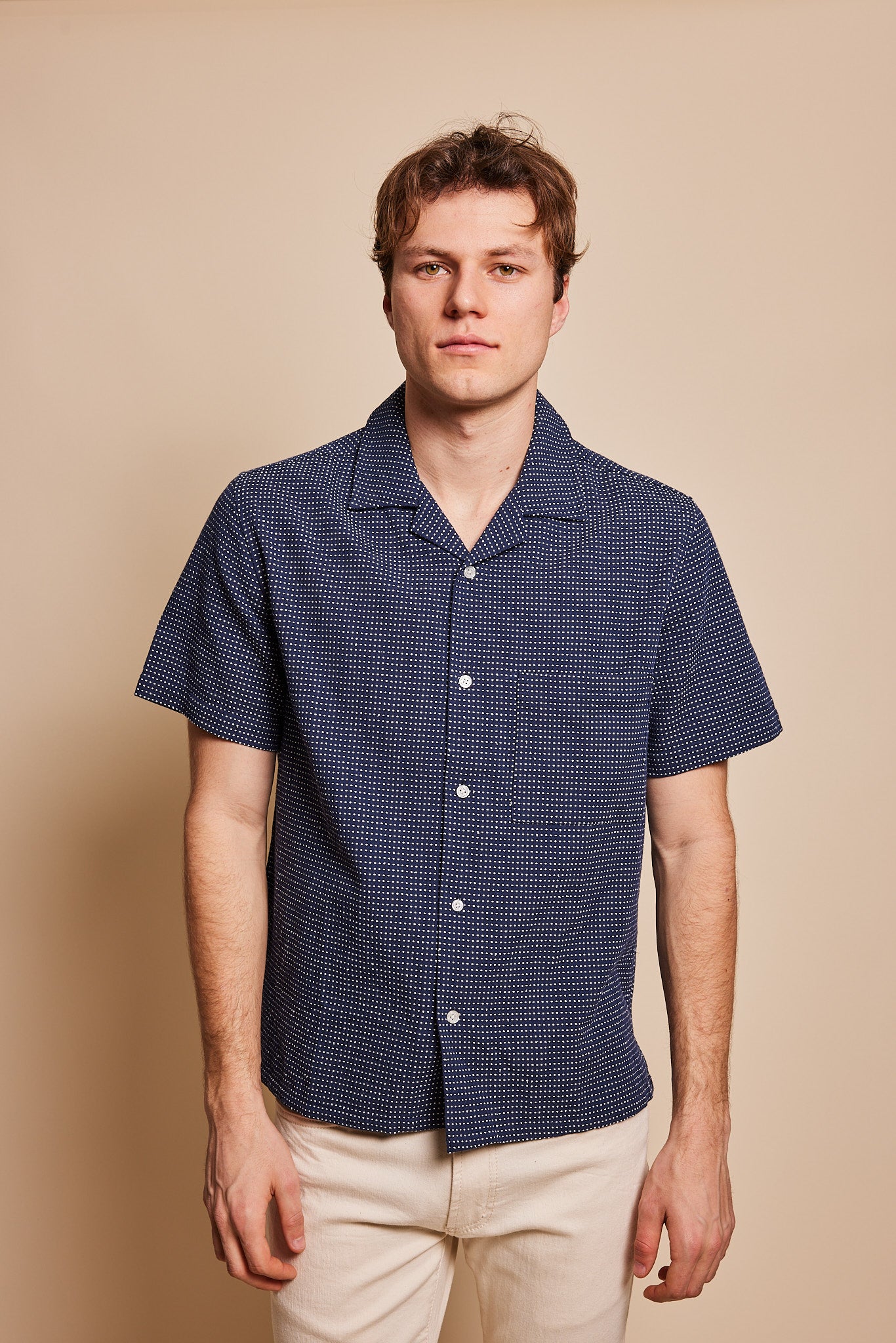 Prince Camp Collar Shirt with Pocket