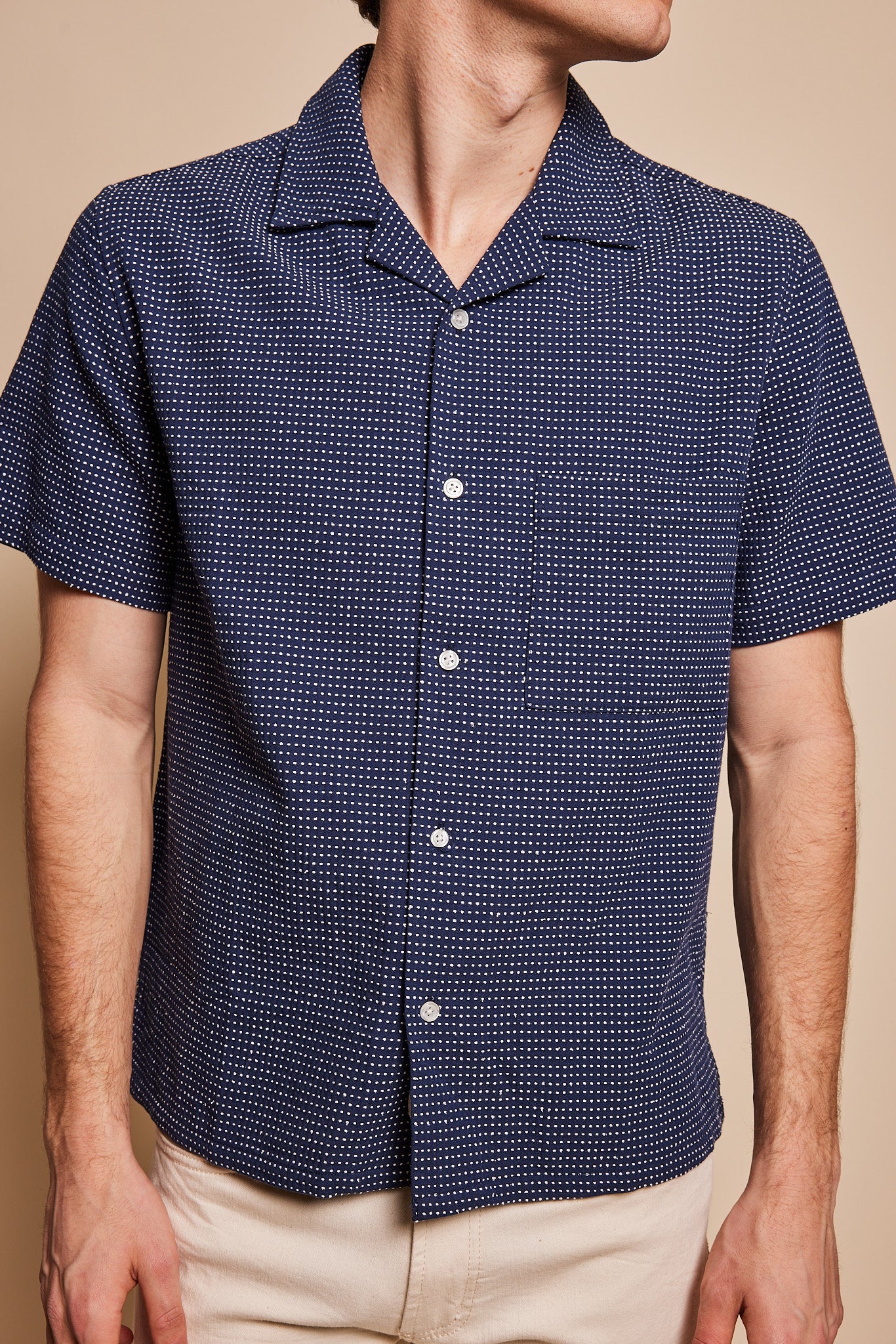 Prince Camp Collar Shirt with Pocket