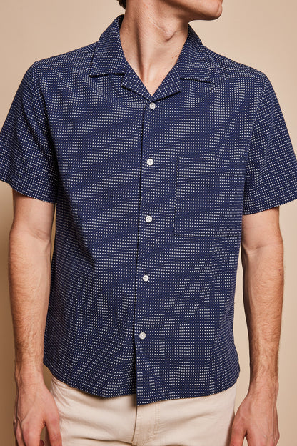 Prince Camp Collar Shirt with Pocket