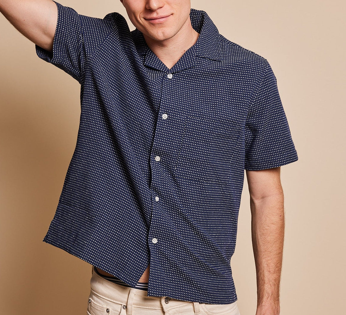 Prince Camp Collar Shirt with Pocket