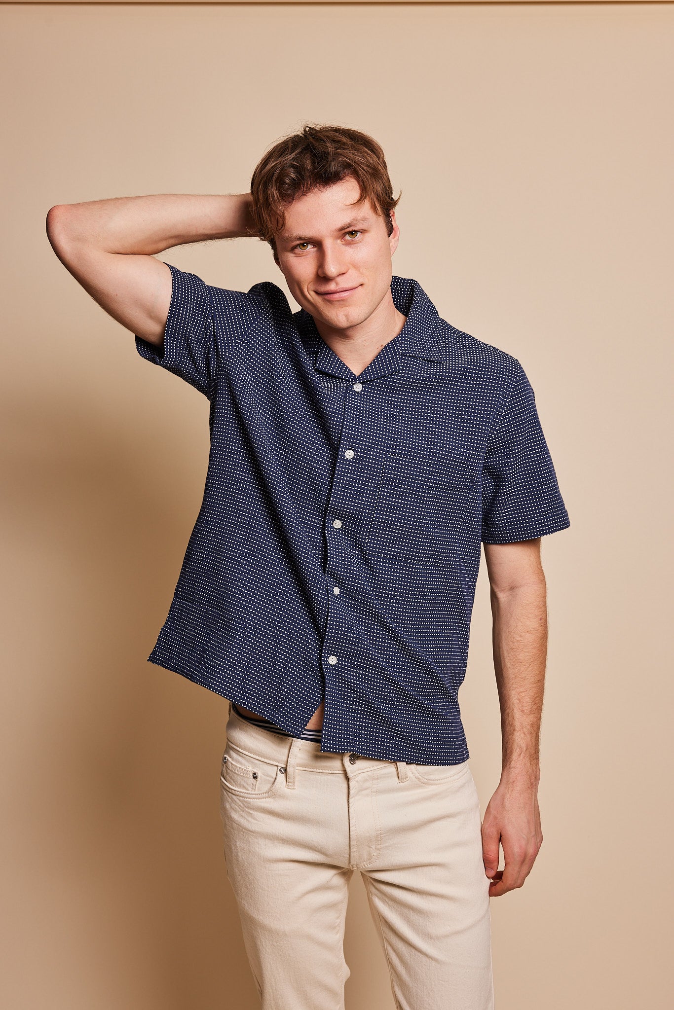 Prince Camp Collar Shirt with Pocket