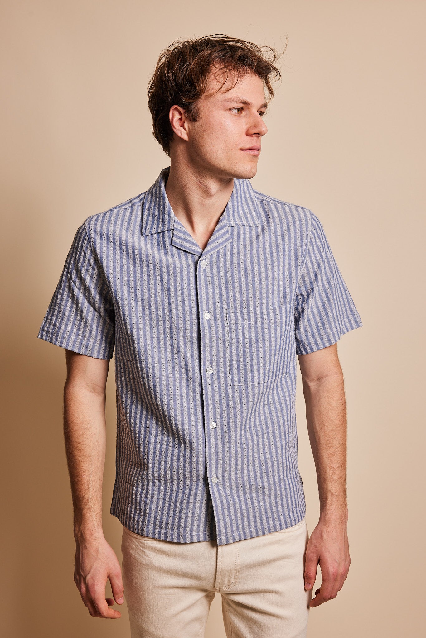 Prince Camp Collar Shirt with Pocket