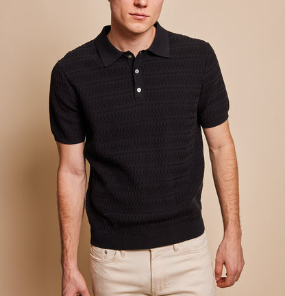 Lex Wave Knit Sweater Polo