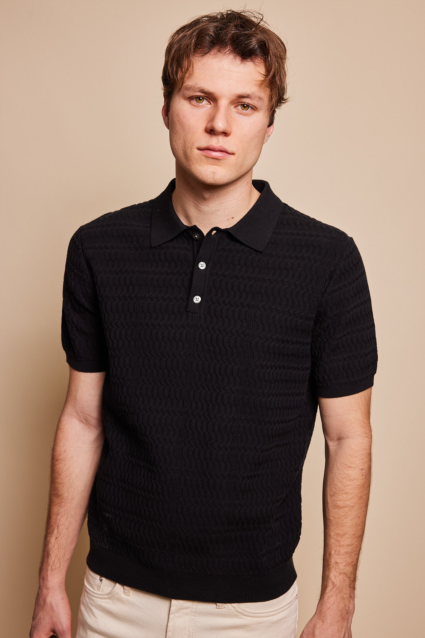 Lex Wave Knit Sweater Polo