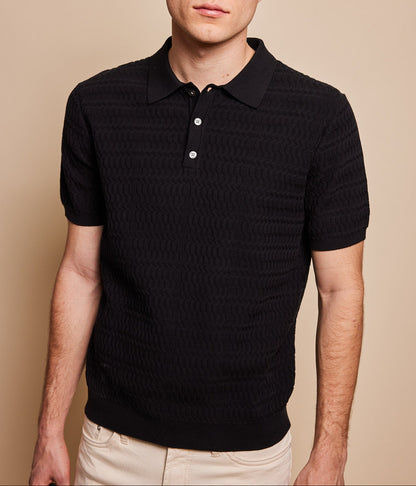 Lex Wave Knit Sweater Polo