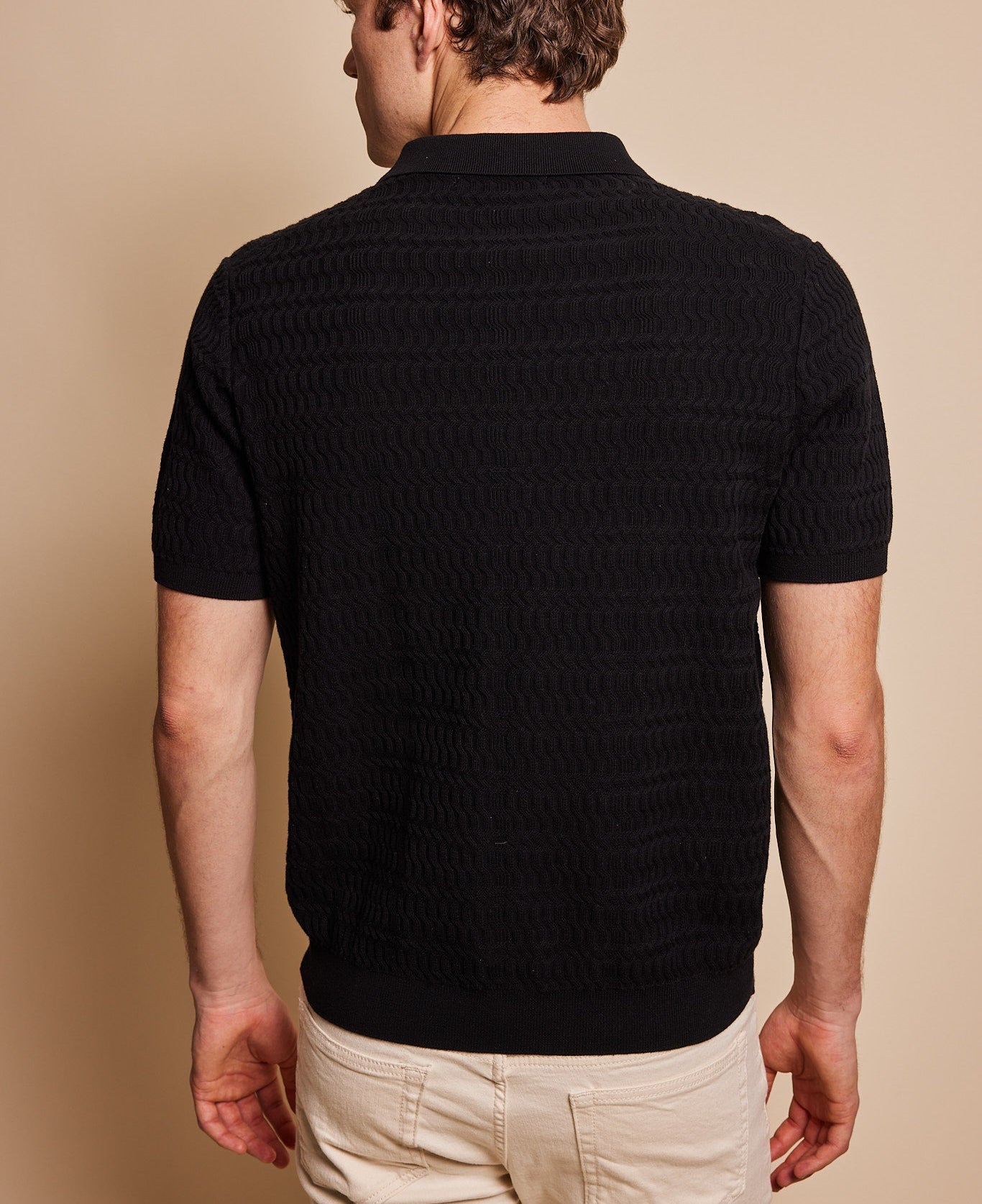 Lex Wave Knit Sweater Polo