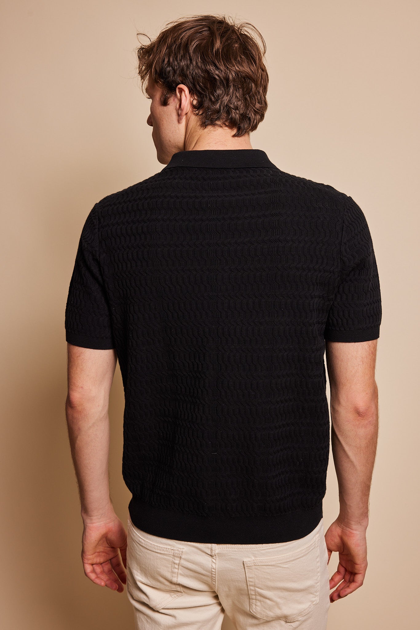 Lex Wave Knit Sweater Polo