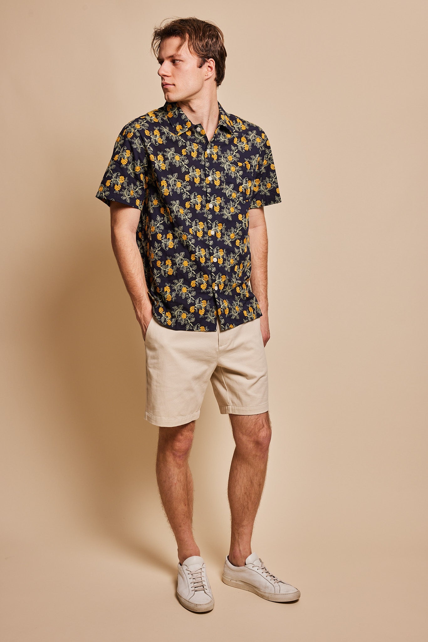 Sutton Cotton Twill Shorts