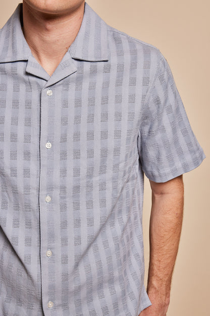 George Textured Camp Collar Shirt