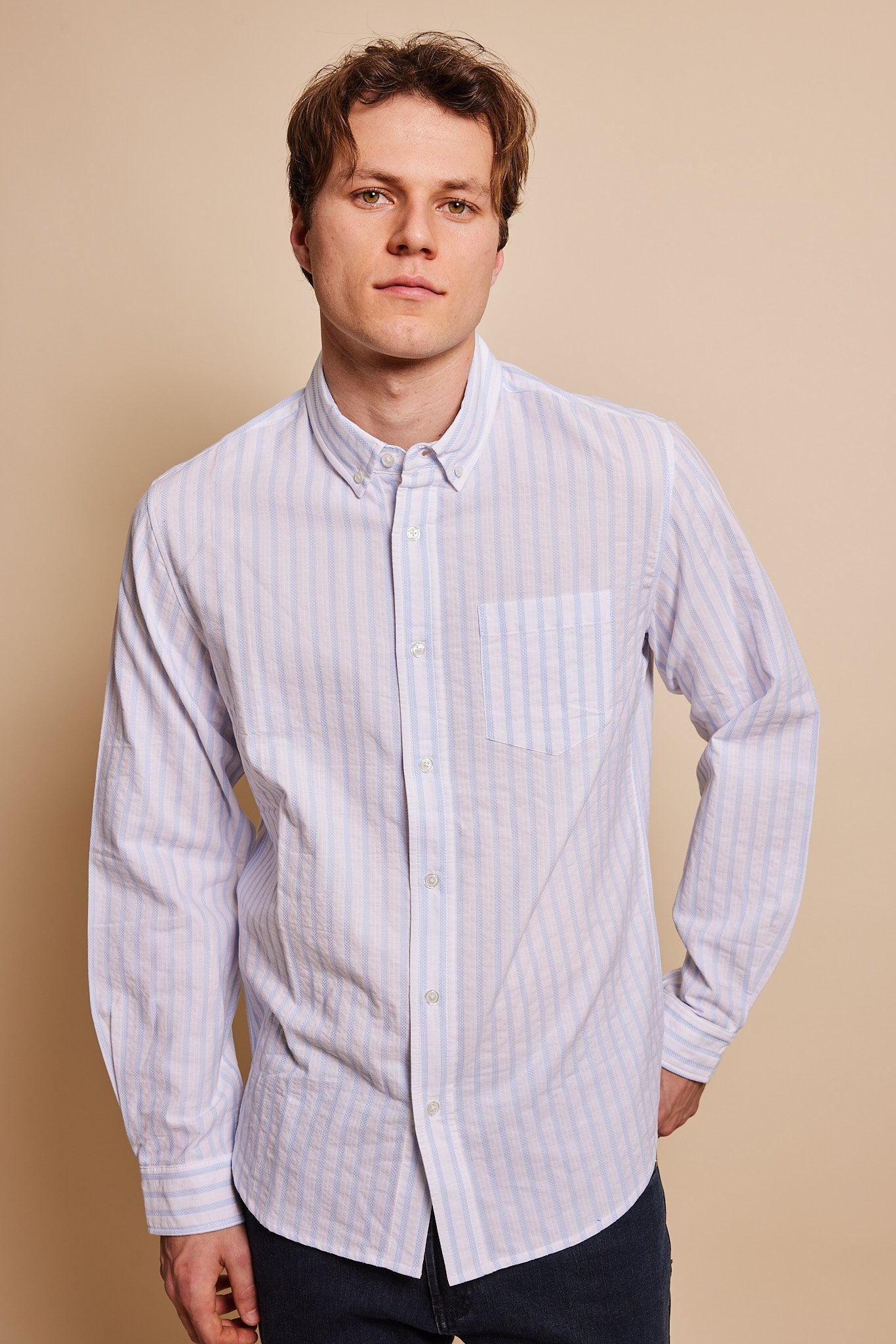Ellis Long Sleeve Buttondown Collar Shirt